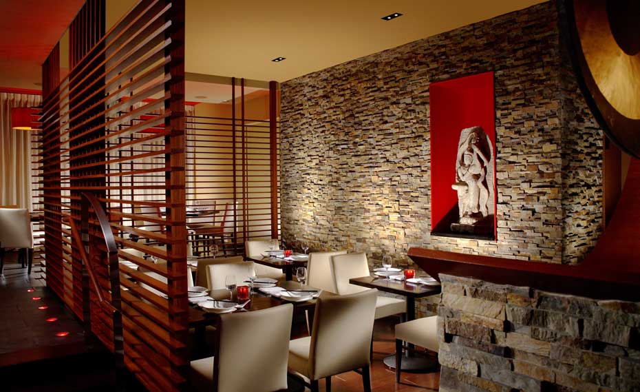 Natural Stone Veneers in a Restaurant Setting