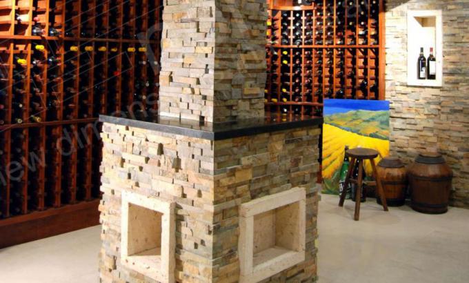 Natural Stacked Stone Veneer Example