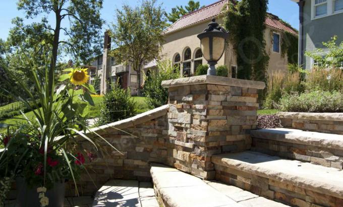 Natural Stacked Stone Veneer Example